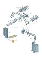 4M0145738AG Audi Pressure Hose