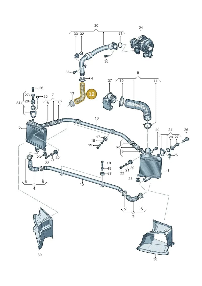 4M0145738M — Audi Q7 (2015-2025) diagram 859145600, position 12