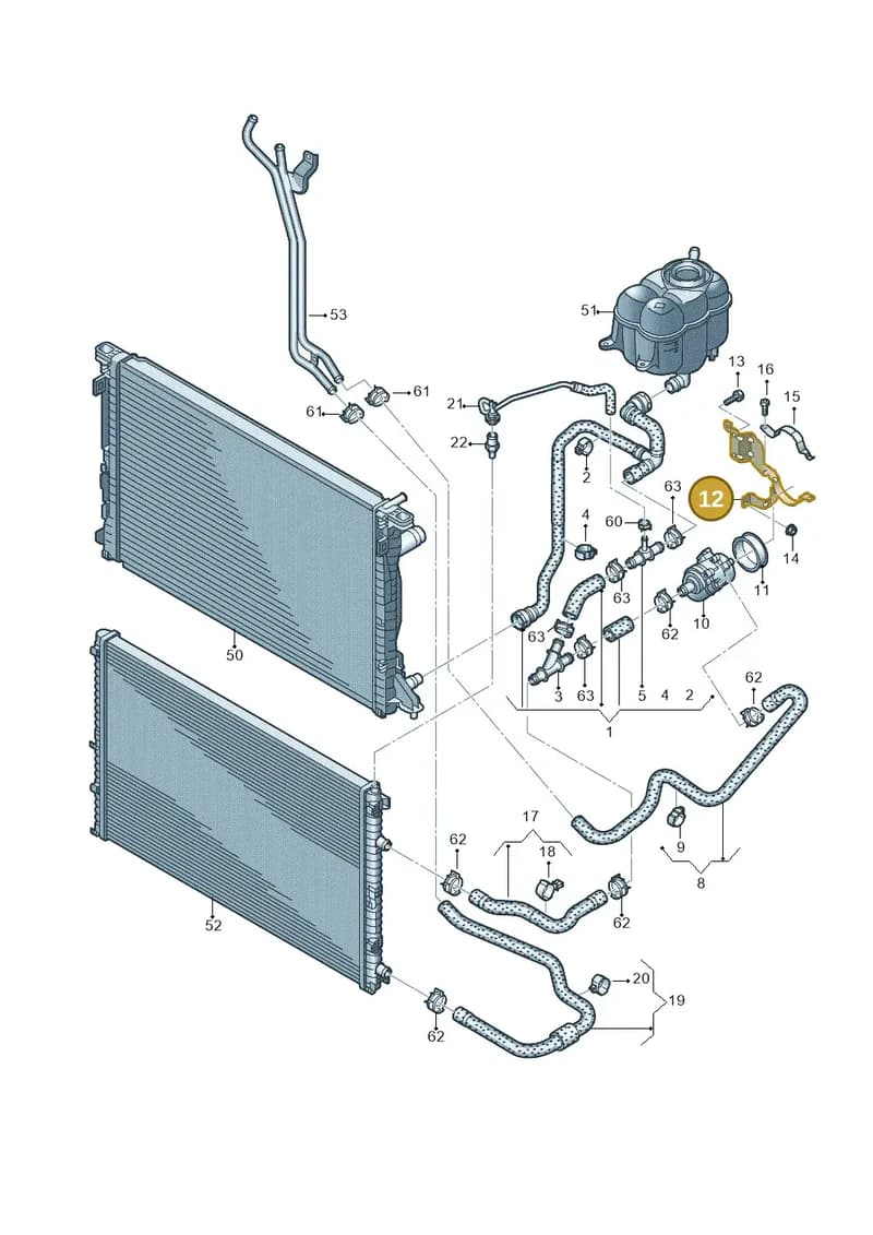 4M0145879L — Audi Q7 (2015-2025) diagram 859121430, position 12