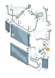 4M0145879L Audi Bracket for Additional Coolant Pump