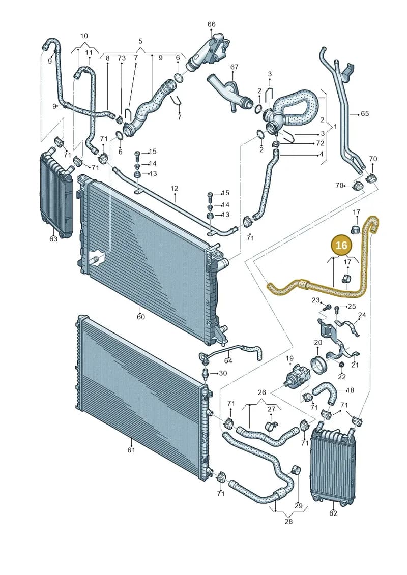 4M0145920AD — Audi Q7 (2015-2025) diagram 859121420, position 16