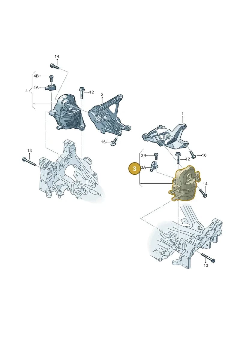 4M0199255AT — Audi Q7 (2015-2025) diagram 859199800, position 3