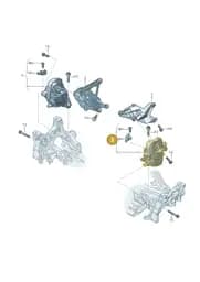 4M0199255BD Audi Engine Mounting