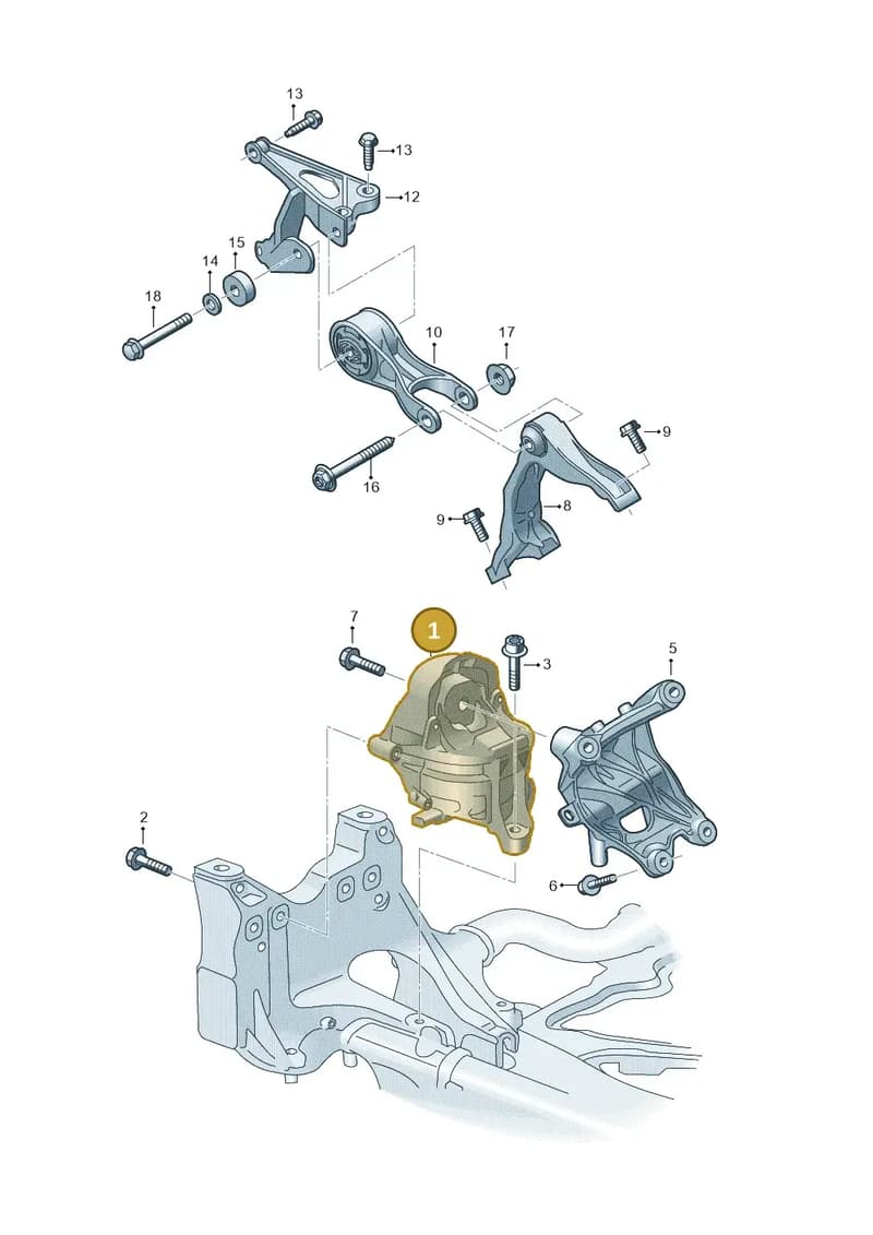 4M0199371GN — Audi RS Q8 (2019-2025) diagram 595199800, position 1