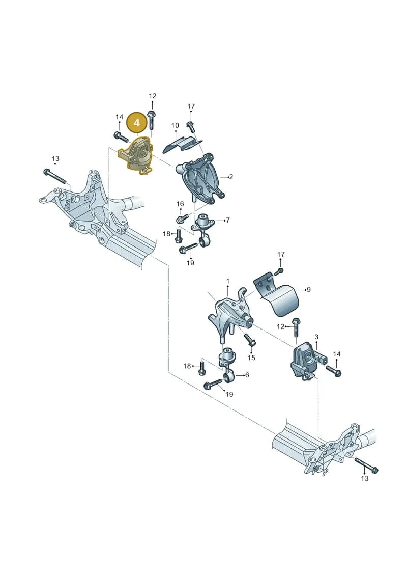 4M0199372FH — Audi A5 Cabriolet (2016-2025) diagram 859199700, position 4