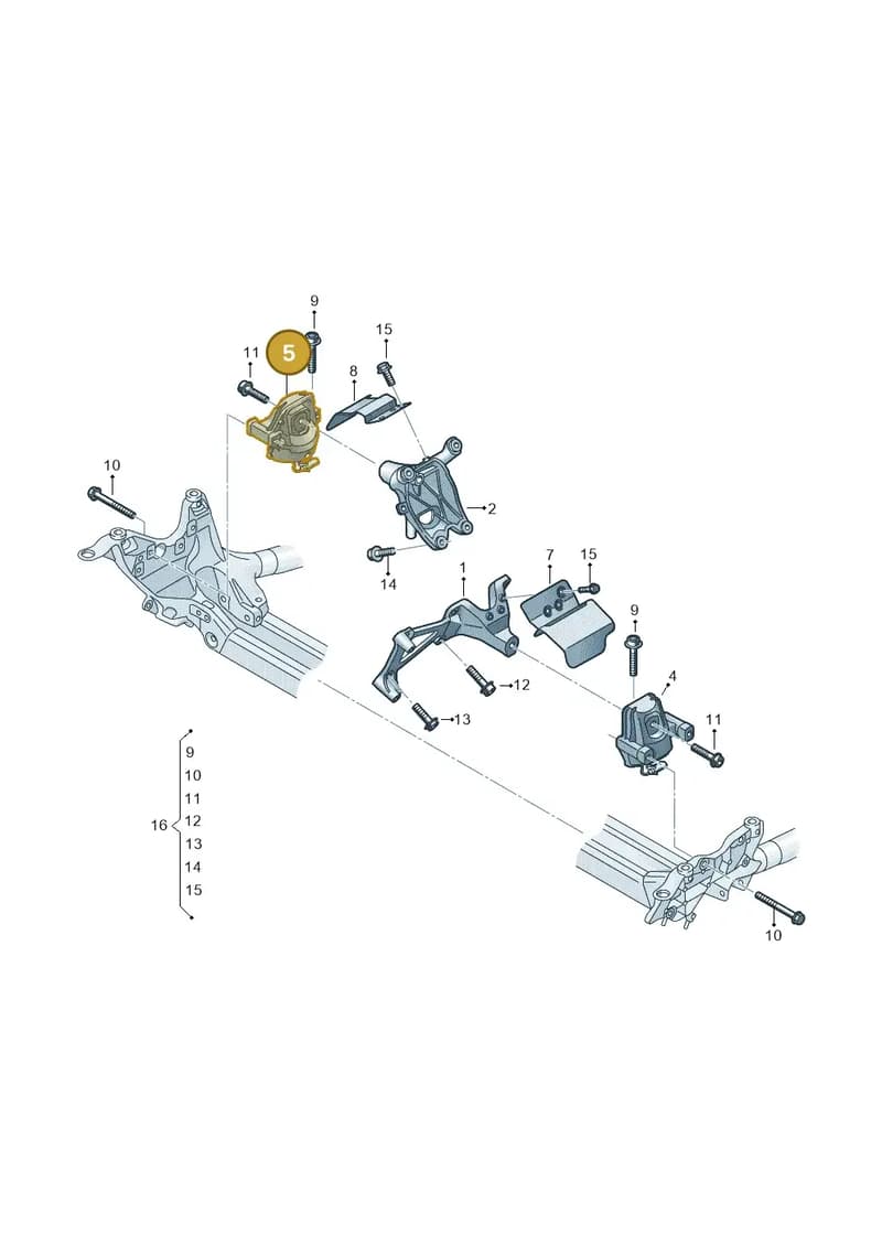 4M0199372GM — Audi Q5 (2016-2025) diagram 859199200, position 5
