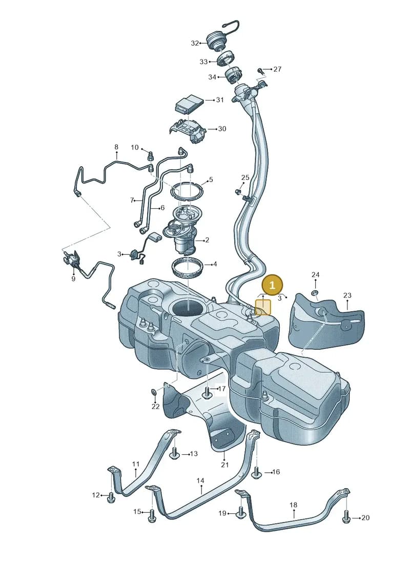4M0201060EE — Audi Q7 (2015-2025) diagram 429201050, position 1