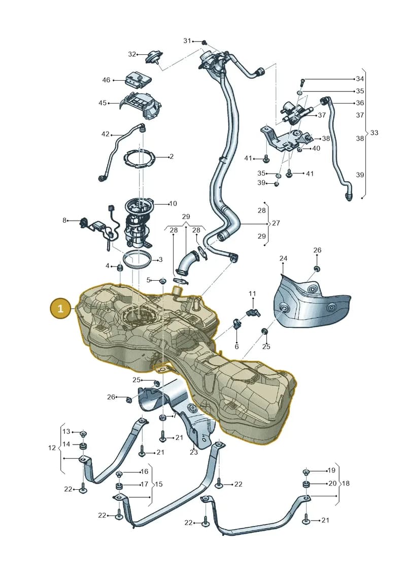 4M0201075AN — Audi Q7 (2015-2025) diagram 429201200, position 1