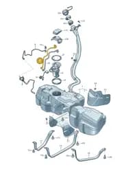 4M0201227A Audi Fuel Line