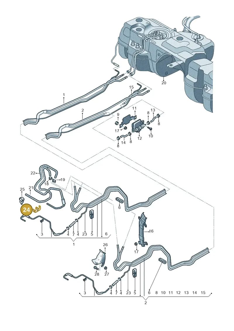 4M0201449 — Audi Q7 (2015-2025) diagram 859201200, position 24