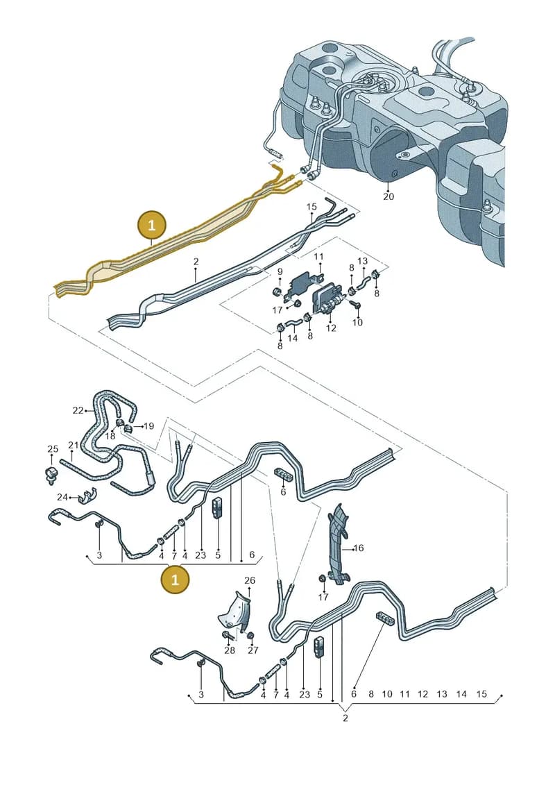 4M0201544AQ — Audi Q7 (2015-2025) diagram 859201200, position 1