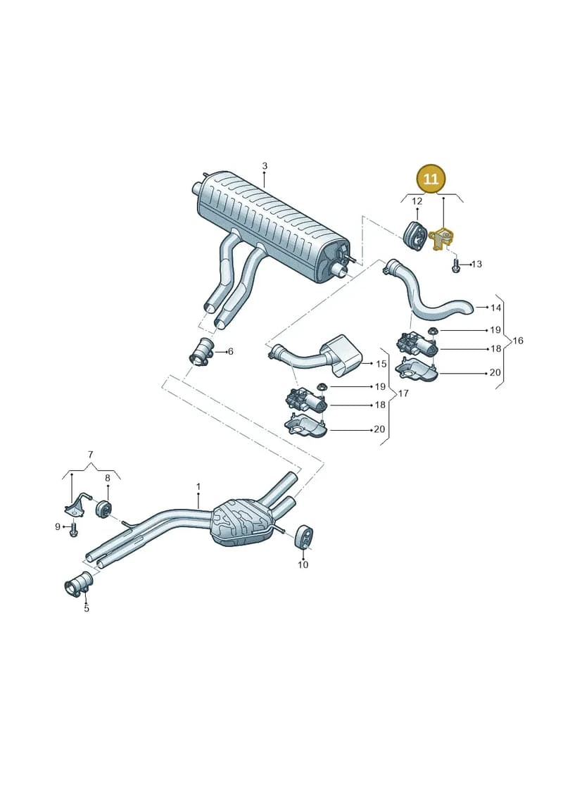 4M0253144F — Audi Q7 (2015-2025) diagram 859253088, position 11