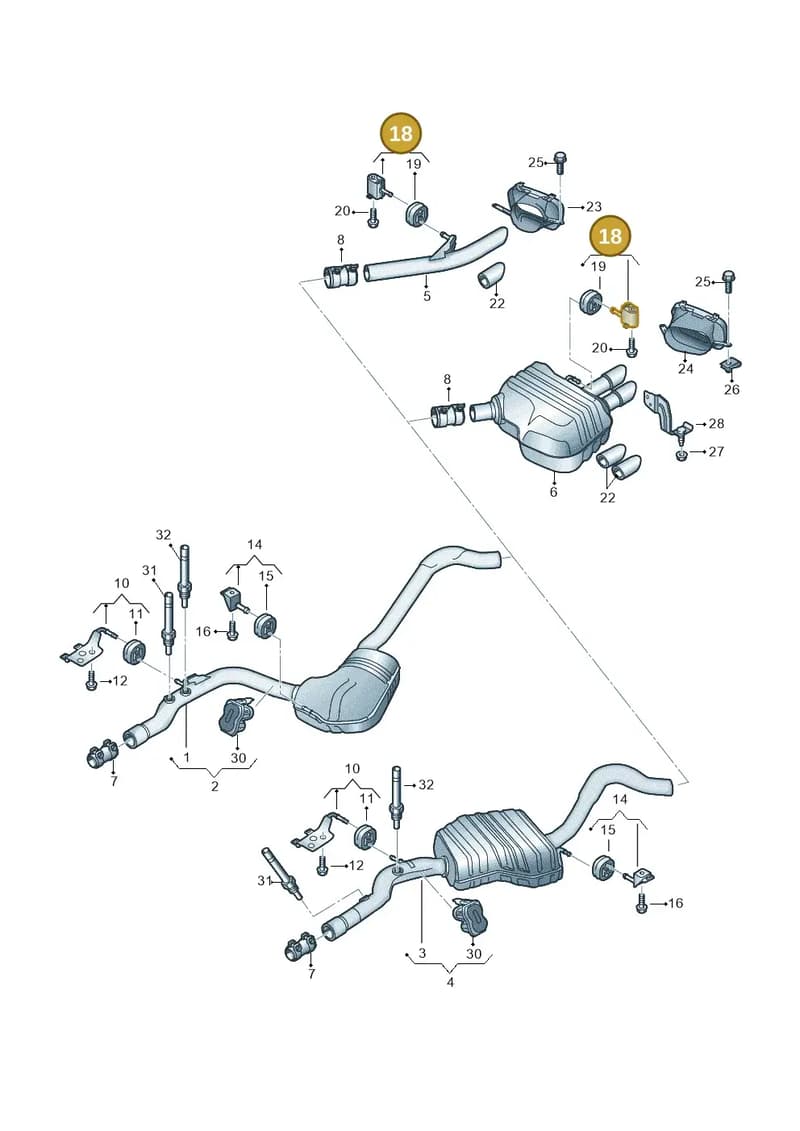 4M0253144F — Audi A5 Sportback (2016-2025) diagram 849253093, position 18