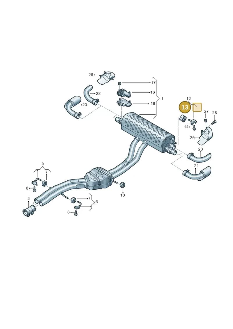 4M0253147G — Audi Q7 (2015-2025) diagram 859253100, position 13