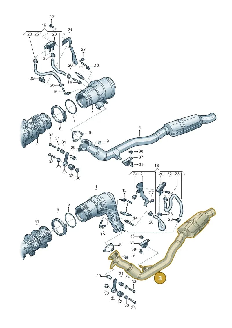 4M0253300AR — Audi Q8 (2018-2025) diagram 595253500, position 3