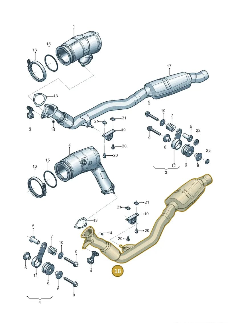 4M0253300AR — Audi Q8 (2018-2025) diagram 819253300, position 18