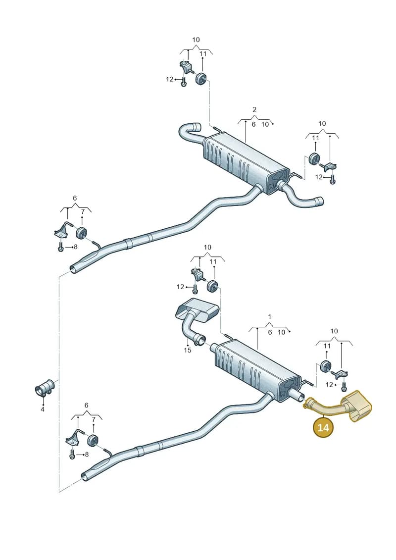 4M0253681BN — Audi Q7 (2015-2025) diagram 859253930, position 14