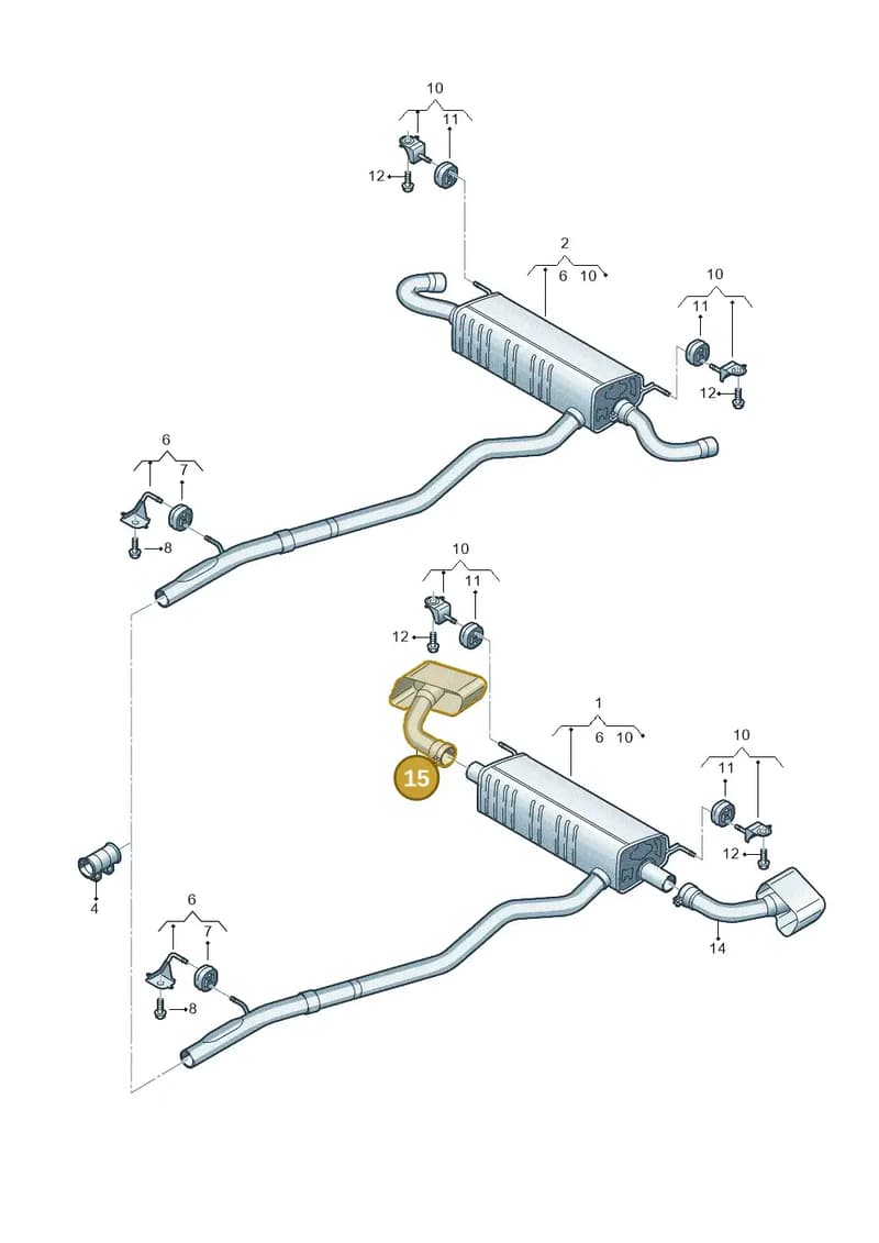 4M0253682BK — Audi Q7 (2015-2025) diagram 859253930, position 15