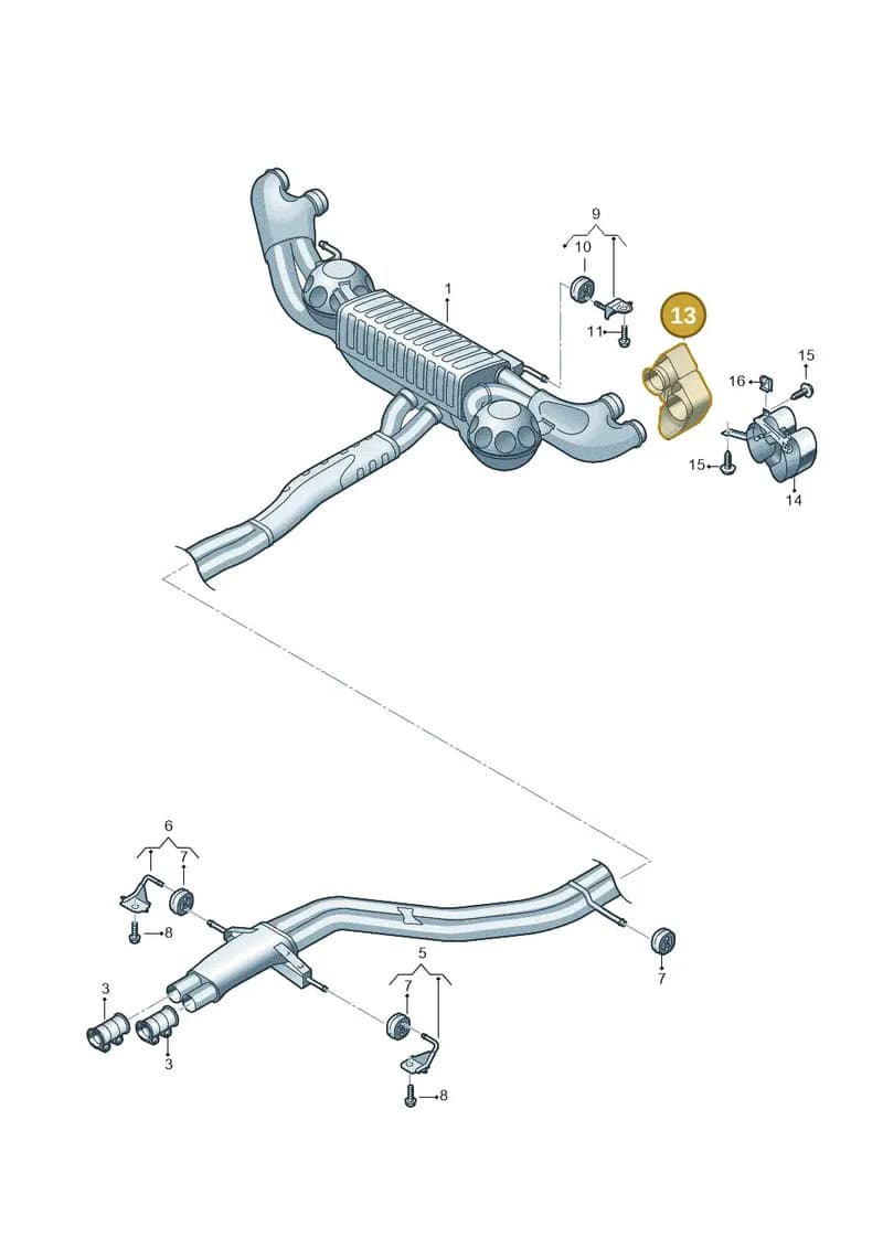 4M0253826B — Audi Q7 (2015-2025) diagram 859253980, position 13