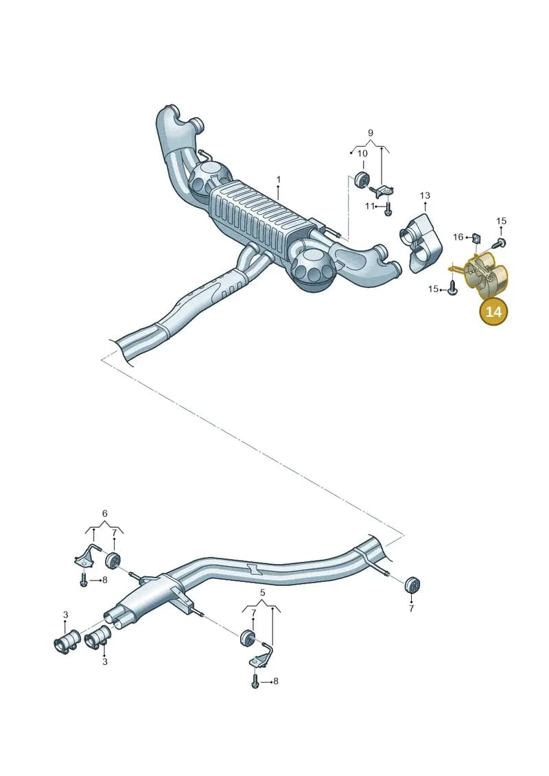 4M0253826C — Audi Q7 (2015-2025) diagram 859253980, position 14
