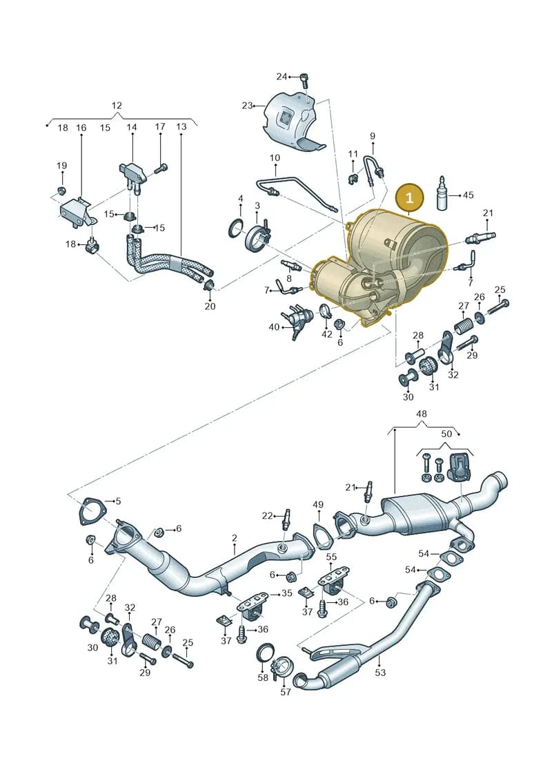 4M0254753BX — Audi Q8 (2018-2025) diagram 429253750, position 1
