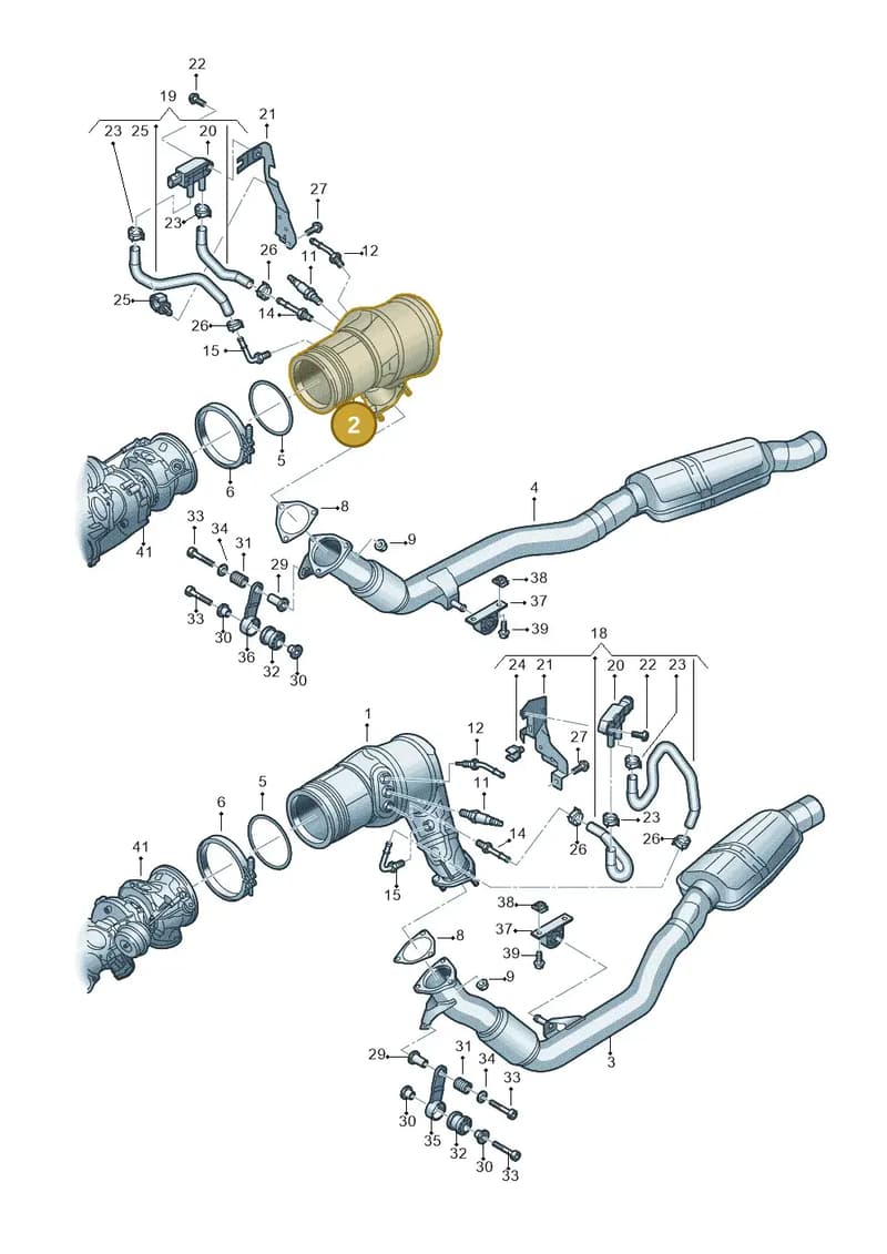 4M0254850RX — Audi RS Q8 (2019-2025) diagram 595253500, position 2