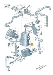 4M0265105F Audi Heater Unit