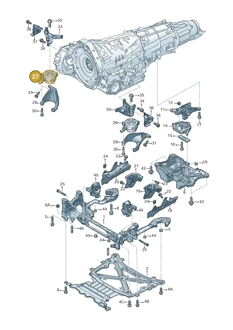4M0399152N — Audi RS Q8 (2019-2025) diagram 859399850, position 27