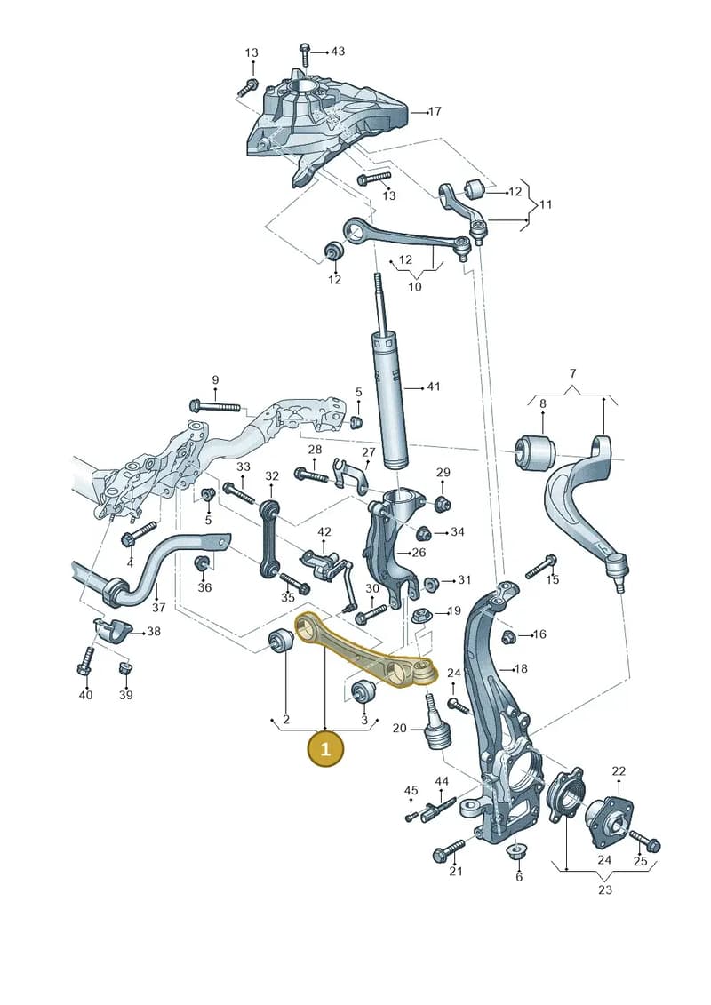 4M0407152R — Audi RS6 Avant (2019-2025) diagram 859407000, position 1