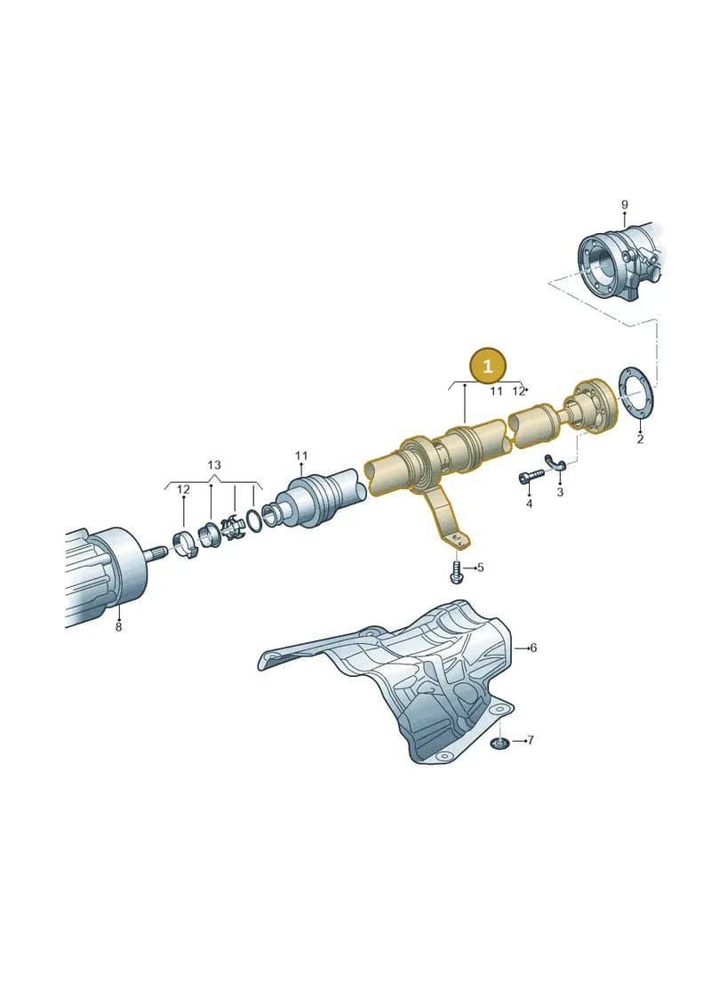 4M0521101CQ — Audi Q8 (2018-2025) diagram 788521100, position 1