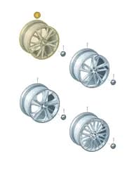 4M0601025CG Audi Aluminium Rim