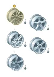 4M0601025C Audi Aluminium Rim