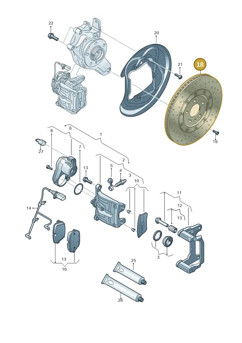 4M0615601AD — Audi RS6 Avant (2019-2025) diagram 859615750, position 18