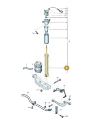 4M0616031AG Audi Shock Absorber