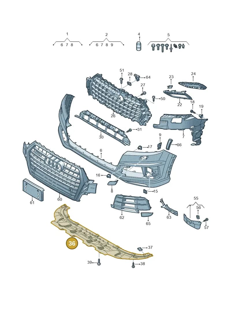 4M0807611E — Audi Q7 (2015-2025) diagram 859807200, position 36