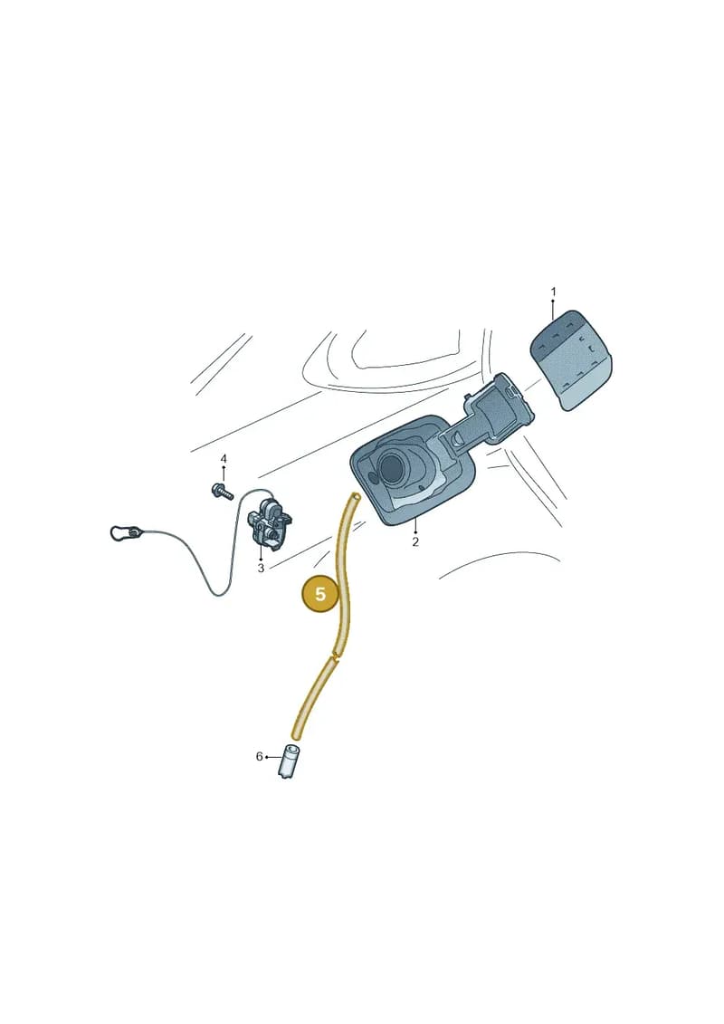 4M0809937B — Audi A7 Sportback (2018-2025) diagram 838809900, position 5