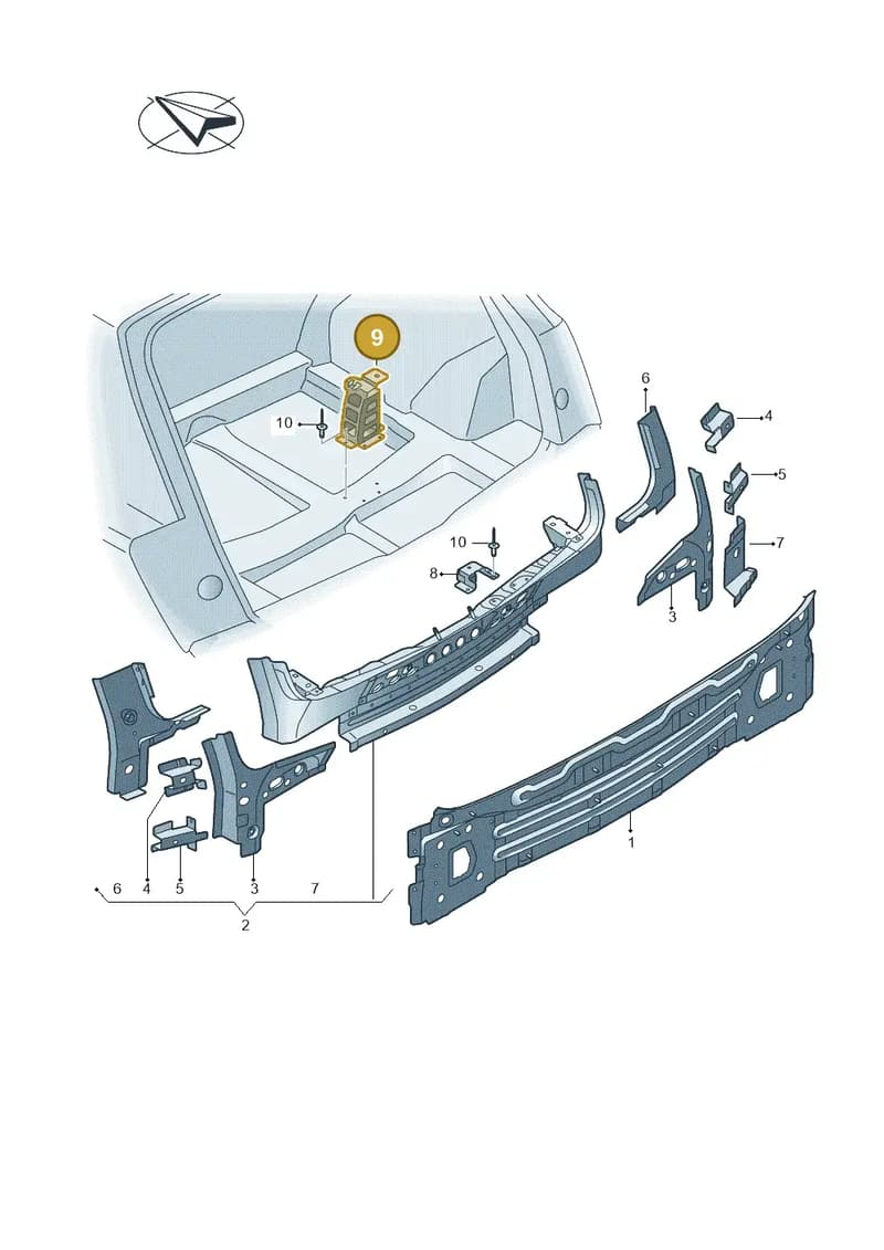 4M0810385 — Audi Q7 (2015-2025) diagram 859813000, position 9