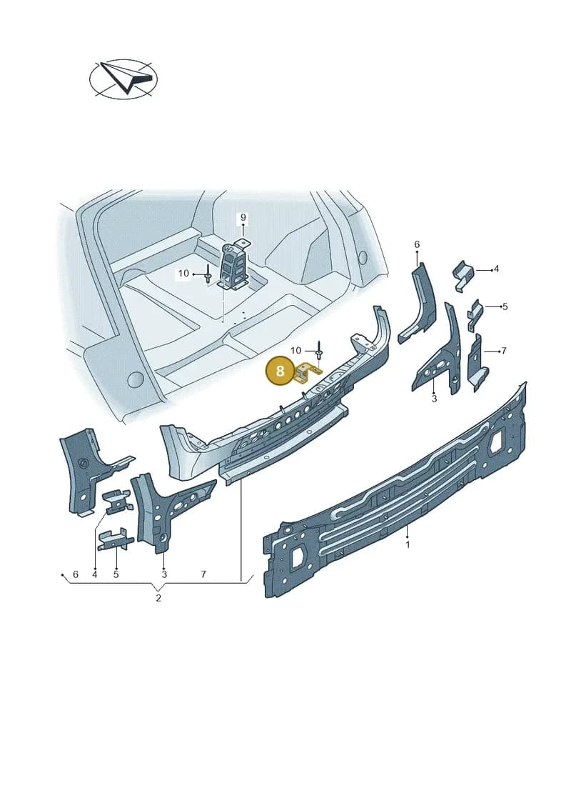 4M0810386 — Audi Q7 (2015-2025) diagram 859813000, position 8