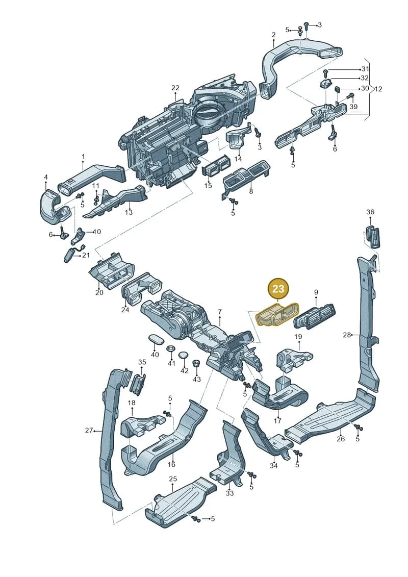 4M0815217 — Audi Q7 (2015-2025) diagram 859819160, position 23