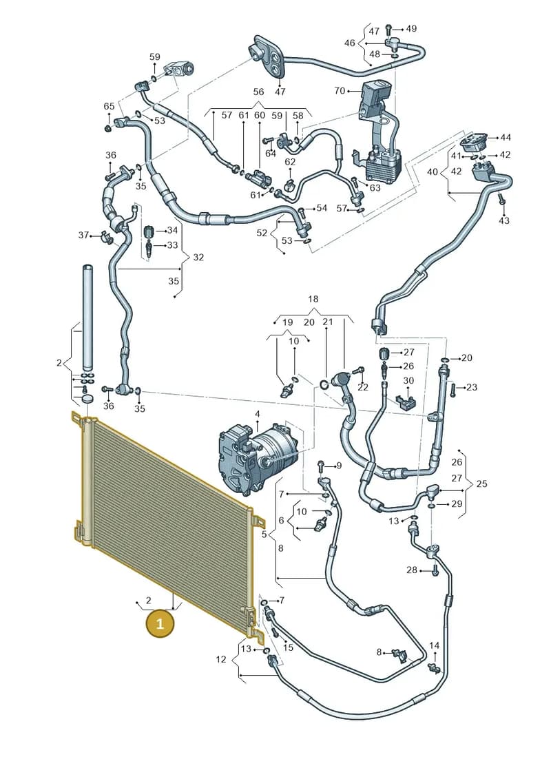 4M0816411D — Audi Q8 (2018-2025) diagram 439260500, position 1
