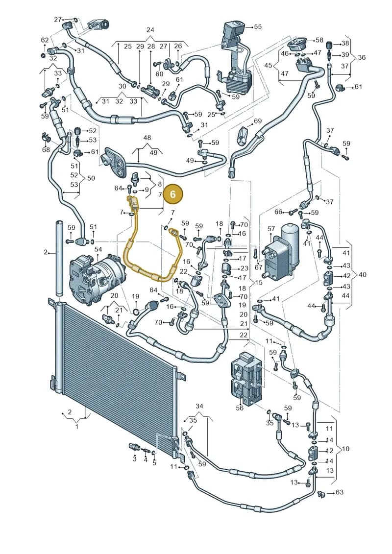 4M0816721EB — Audi Q7 (2015-2025) diagram 859260450, position 6