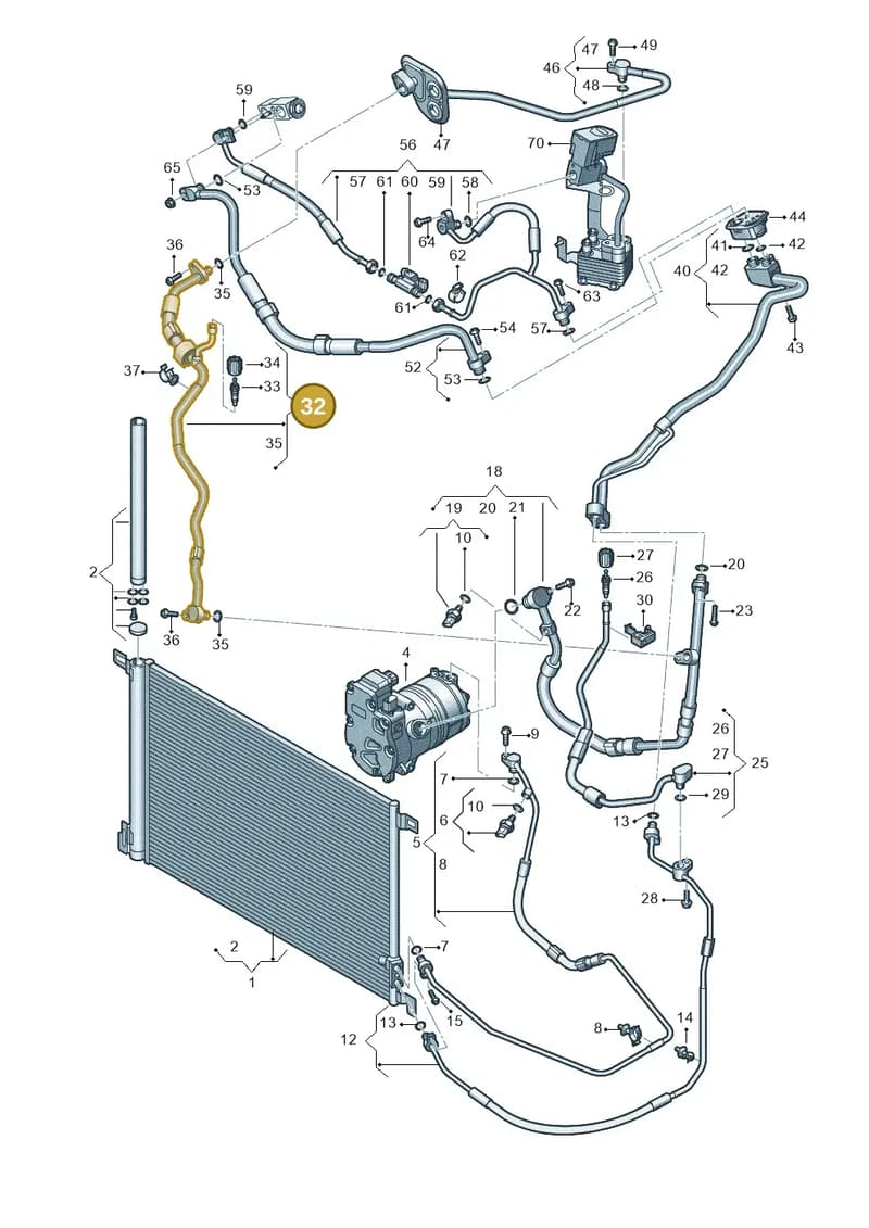4M0816739AE — Audi Q8 (2018-2025) diagram 439260500, position 32
