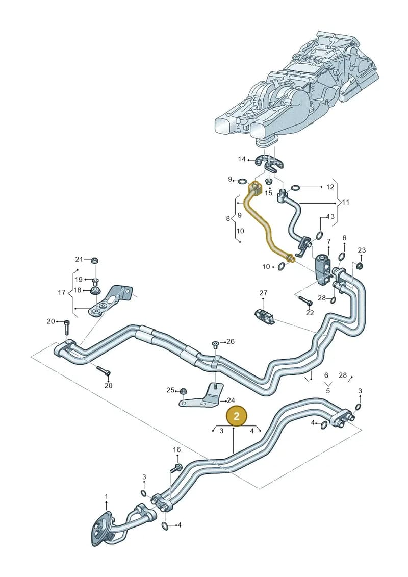 4M0816886A — Audi Q7 (2015-2025) diagram 859260900, position 2