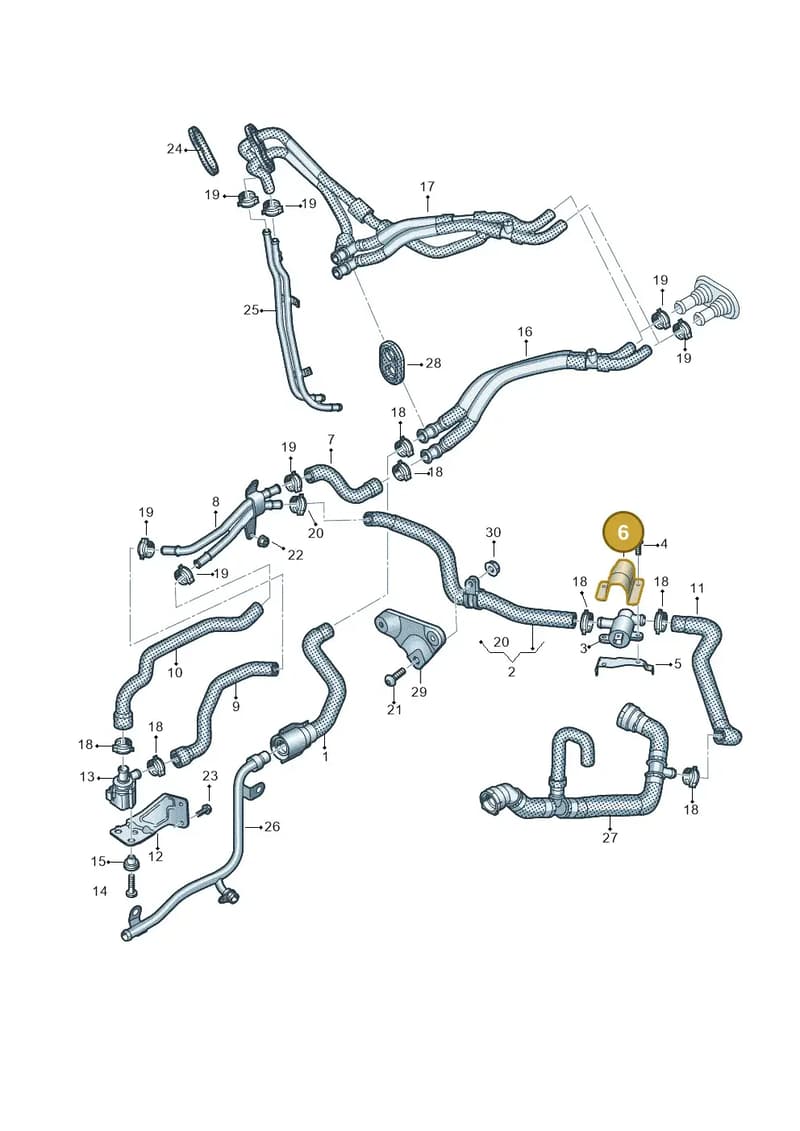 4M0819373AN — Audi Q8 (2018-2025) diagram 429121060, position 6