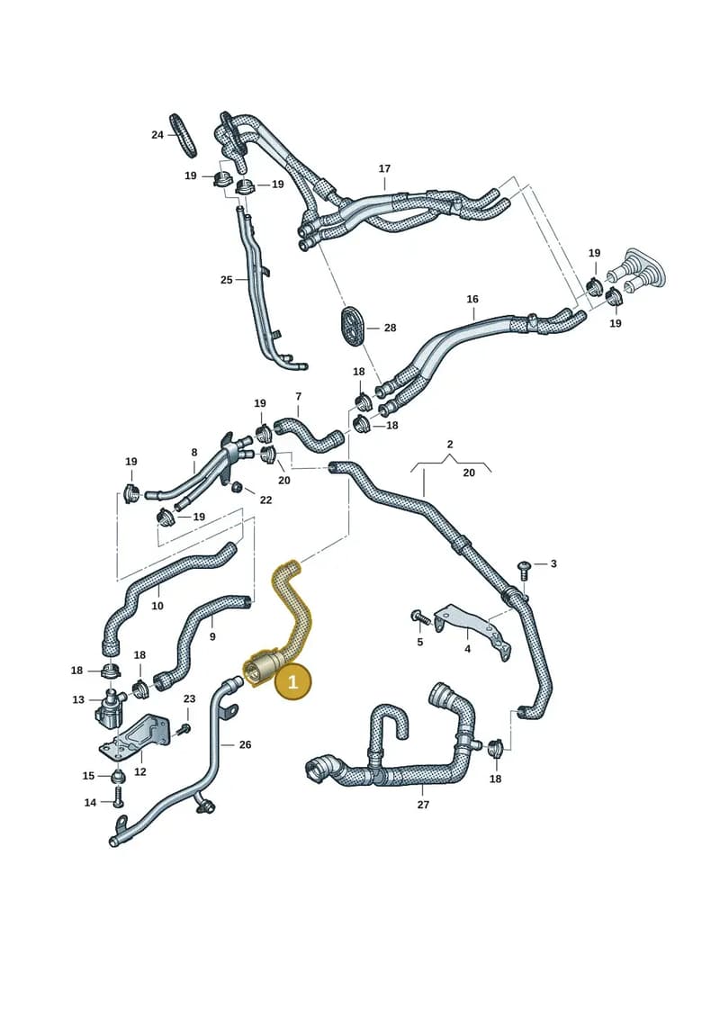4M0819672AA — Audi Q7 (2015-2025) diagram 859121214, position 1