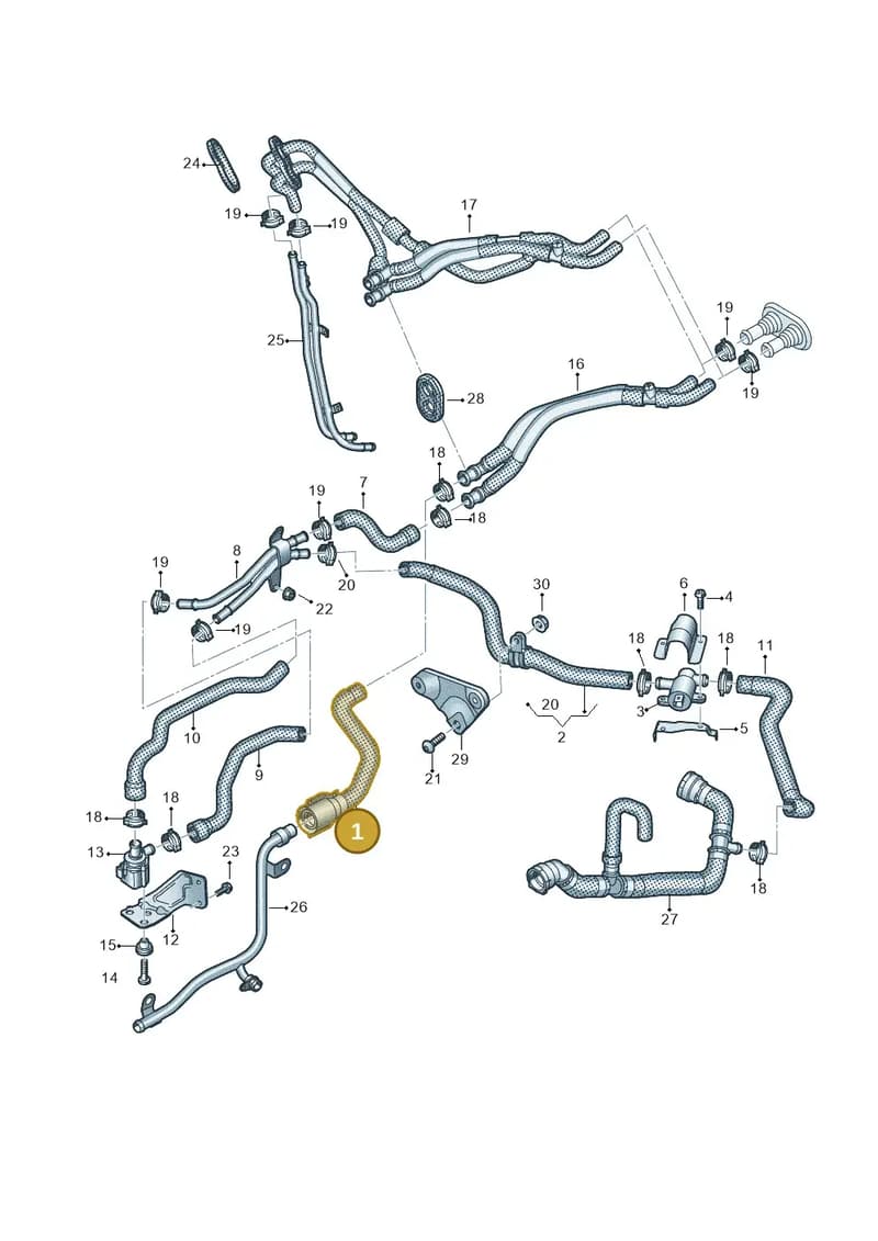 4M0819672AA — Audi Q8 (2018-2025) diagram 429121060, position 1