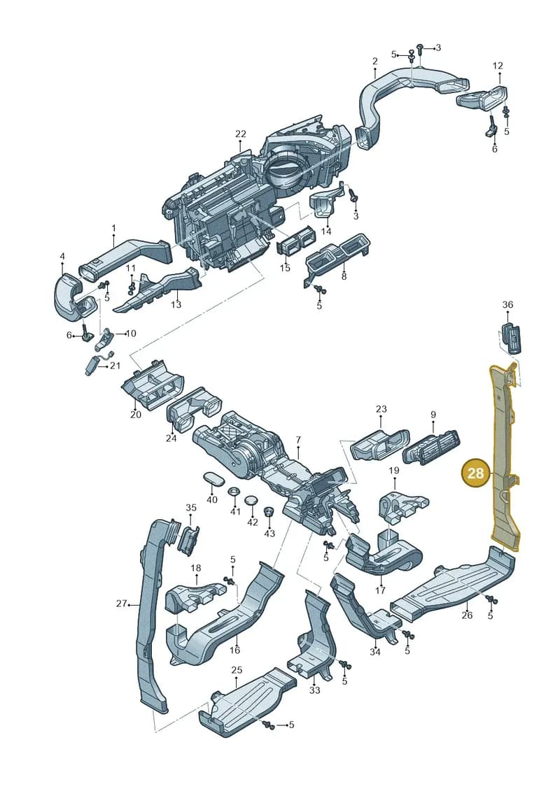4M0819726B — Audi Q7 (2015-2025) diagram 859819140, position 28