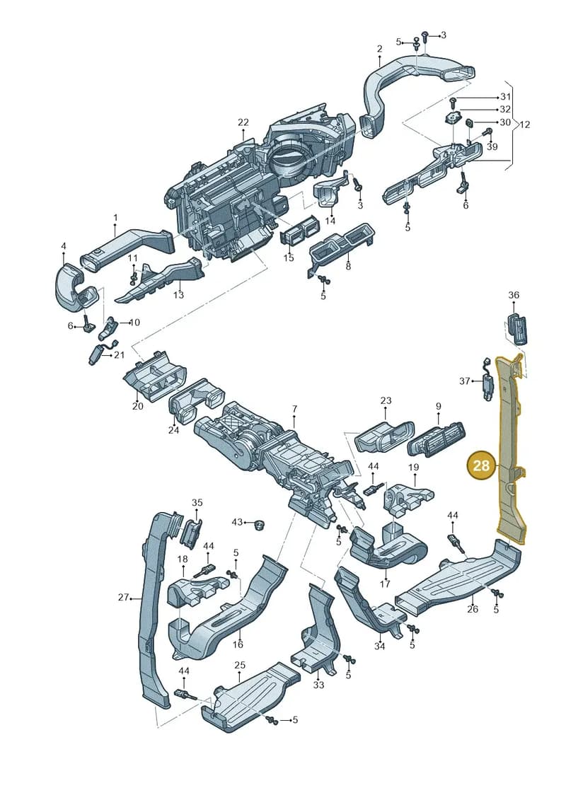 4M0819726B — Audi Q7 (2015-2025) diagram 859819120, position 28