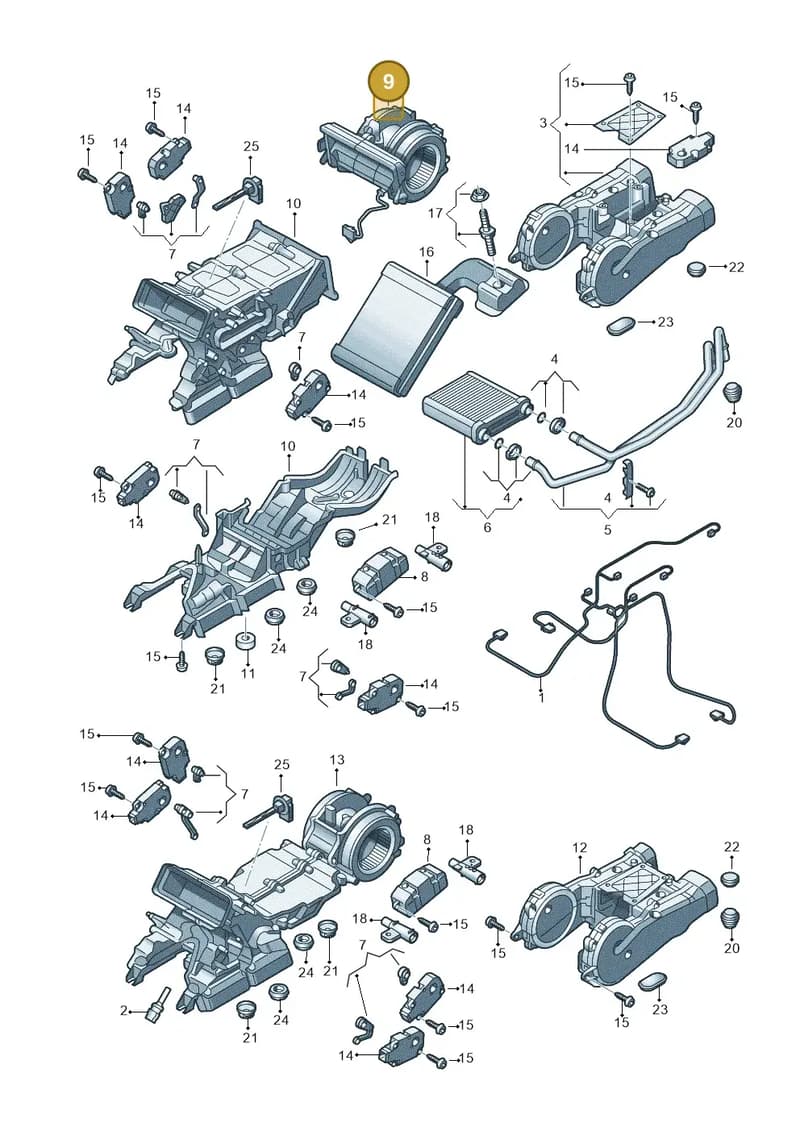 4M0820024 — Audi RS Q8 (2019-2025) diagram 838820030, position 9