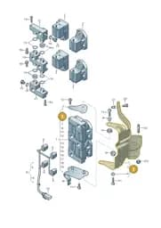 4M0820196E Audi Bracket